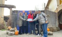 Acto de recogida de donativo en Cinca Medio