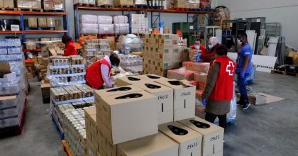 Cruz Roja Huesca distribuye más de 45.500 kilos de alimentos que llegarán a 1.292 personas beneficiarias