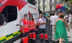 Cruz Roja atiendo a más de 200 personas en las fiestas de San Lorenzo