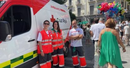 Cruz Roja atiendo a más de 200 personas en las fiestas de San Lorenzo