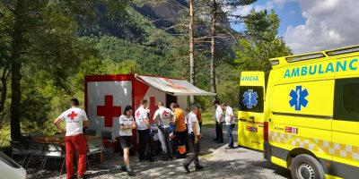 Cruz Roja ha prestado primeros auxilios sanitarios a 159 personas en Ordesa en tres semanas