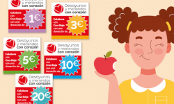 Cruz Roja y Alcampo arrancan la campaña Desayunos y Meriendas con Corazón para la infancia vulnerable