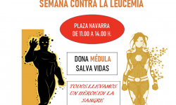 Cruz Roja y Dona Médula Aragón realizan una jornada de sensibilización sobre la leucemia, en Huesca